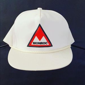 Vintage Monroc Flat-brimmed hat.